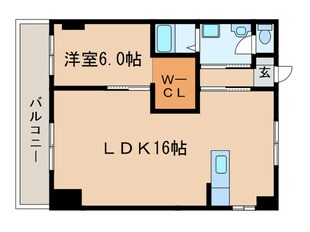 U-Basic　Port  Takashu  A棟の物件間取画像